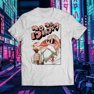 Dragon Ball Master Roshi Funny Bloody Nose Tee